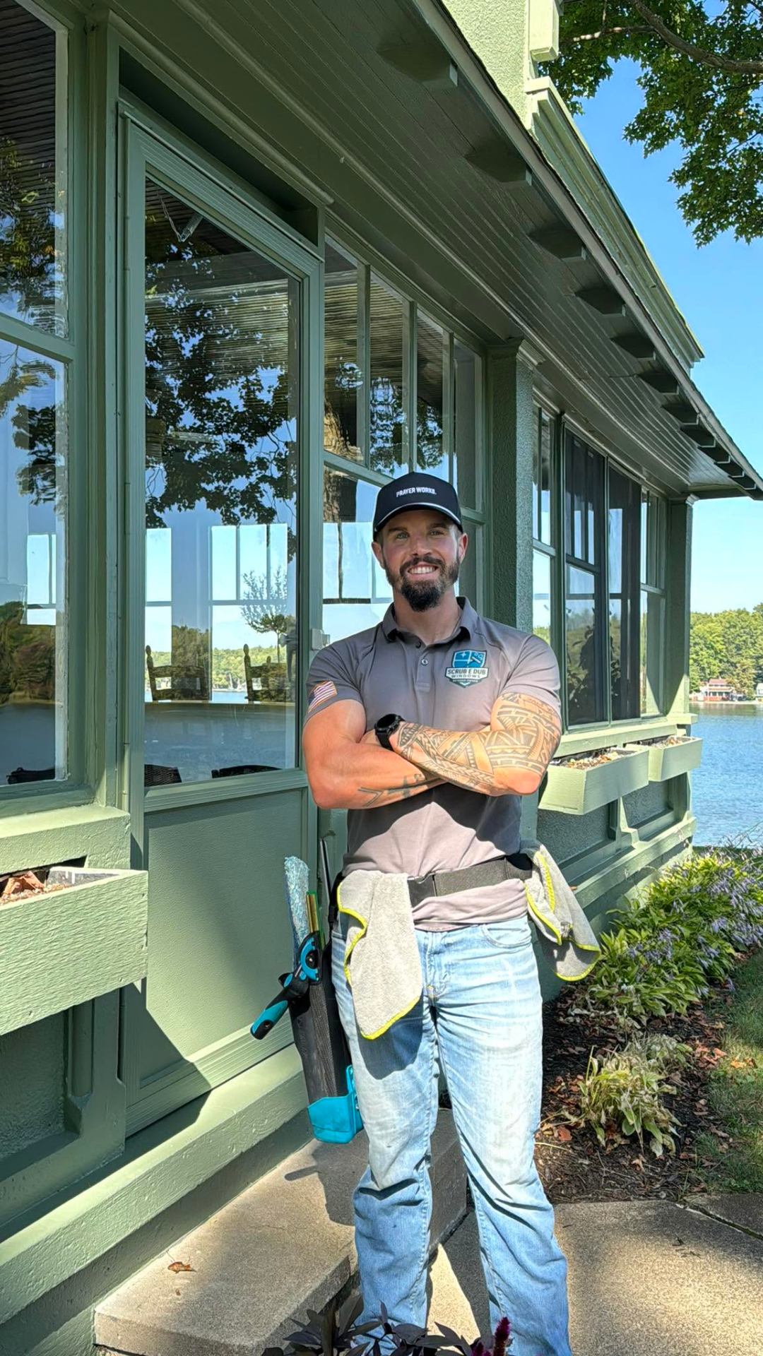 Easton Dutkiewicz, founder of Scrub E Dub Property Solutions LLC